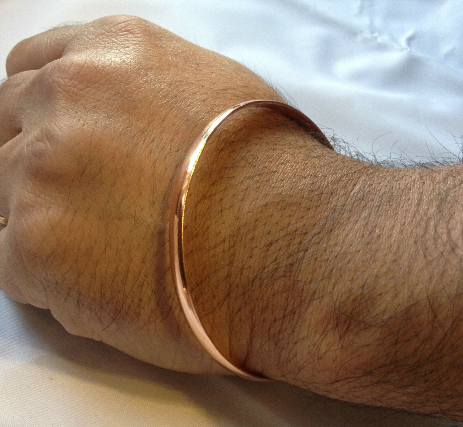 Stunning Pure Copper Punjabi Hindu Sikh Singh Khalsa PLAIN Smooth Healing Kara