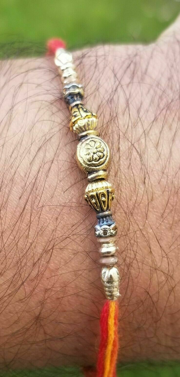 Hindu Red Thread Evil Eye Protection Stunning Bracelet Luck Talisman Amulet FG6