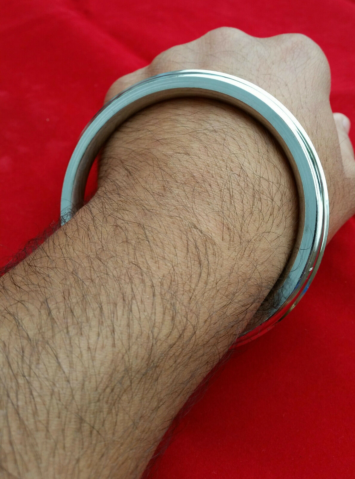 Stainless Steel Smooth & Chunky One Edge Sikh Kara New Design Kada Just Arrived