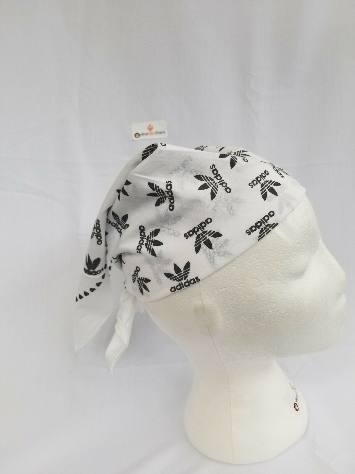 Sikh Hindu Muslim Black Print bandana Head Wrap Gear Rumal Handkerchief Gift