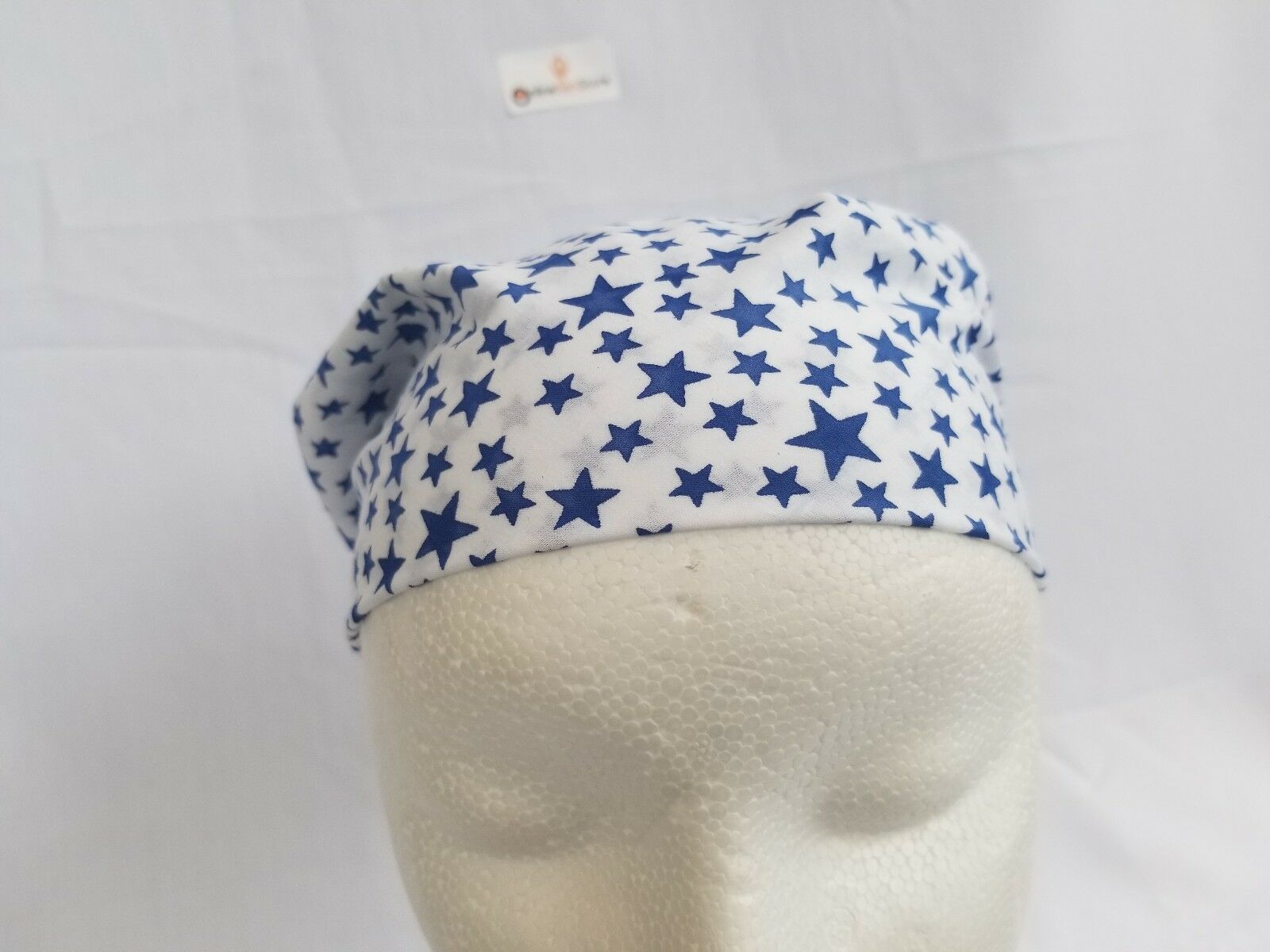 Sikh Hindu Muslim Blue Stars bandana Head Wrap Gear Rumal Handkerchief Gift