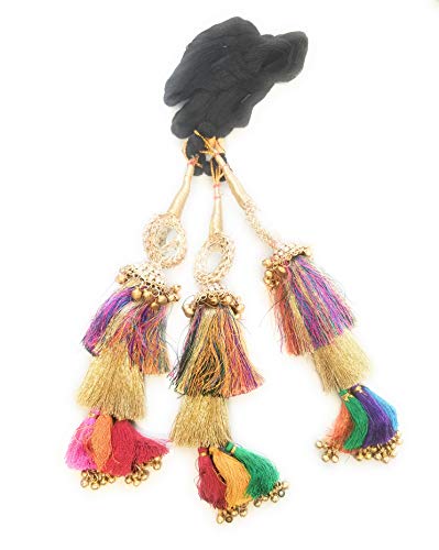 Onlinesikhstore Indyjskie punjabi Parandi Mehndi Jagoo lustro ślubna patio paranda włosy warkocz A8R