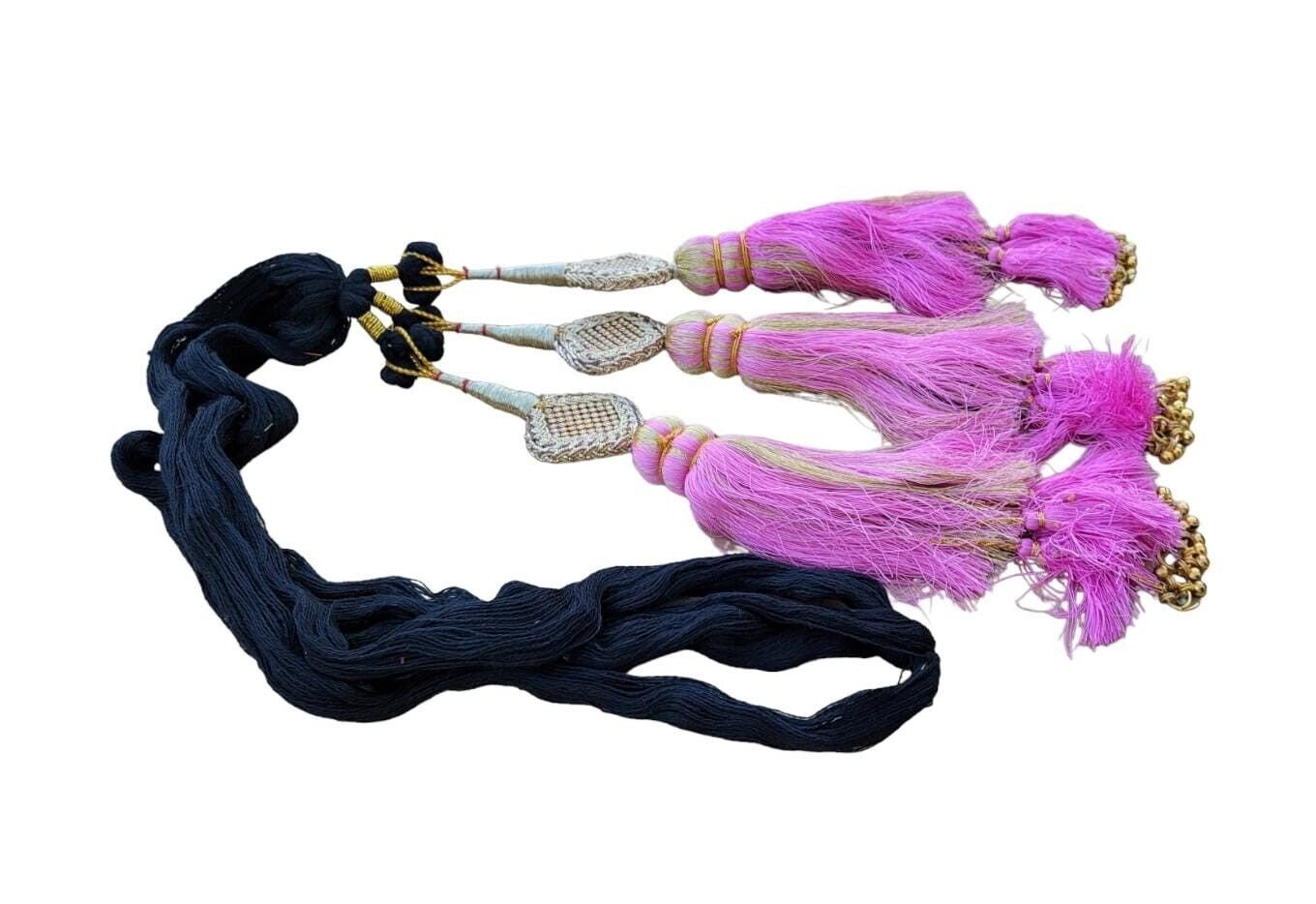 Punjabi parandi mehndi jaago viyah bridal Patiala paranda Indian hair braid TT10R Lahore stones Latkan Bollywood design Handmade