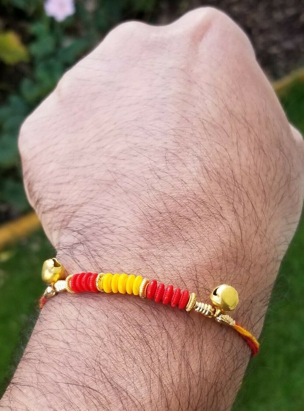 Hindu red thread evil eye protection stunning bracelet luck talisman amulet ll26