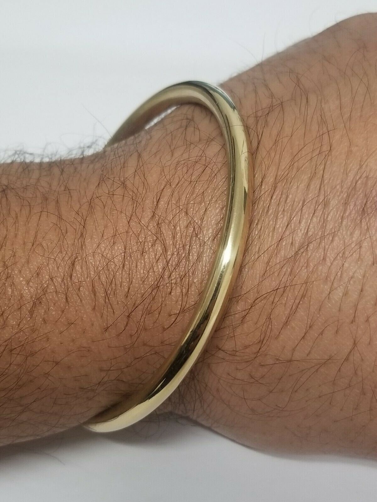 Brass Gold Colour Sikh Kara Smooth Round Khalsa Bangle Singh Kaur khalsa Kada K7A
