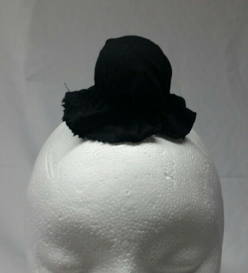 Sikh Kids Black Jooda Rumal Elastic Head Cover Small Top Knot hair Punjabi plain