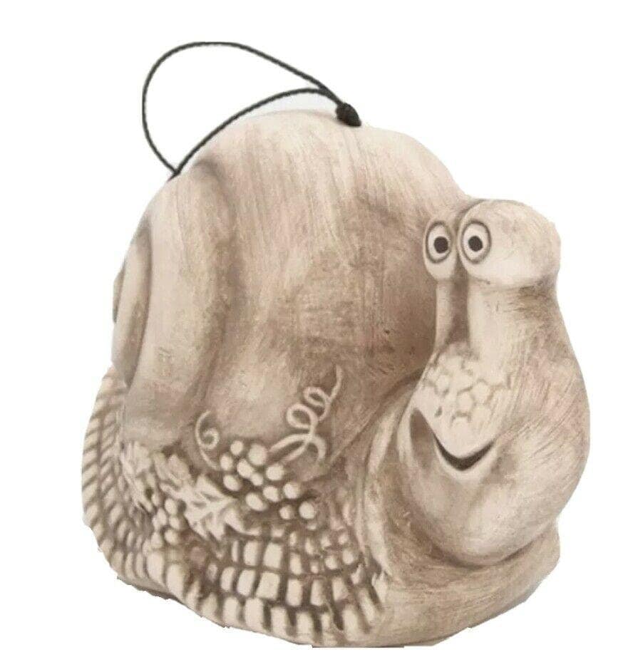 Italian Ceramic Snail Evil Eye Protection Bell Charm Talisman Decor Amulet New