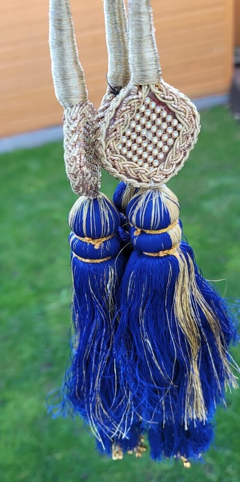 Punjabi parandi mehndi jaago Indian bridal Patiala paranda hair Lahore braid TT9R Handmade Bollywood design Viyah Latkan