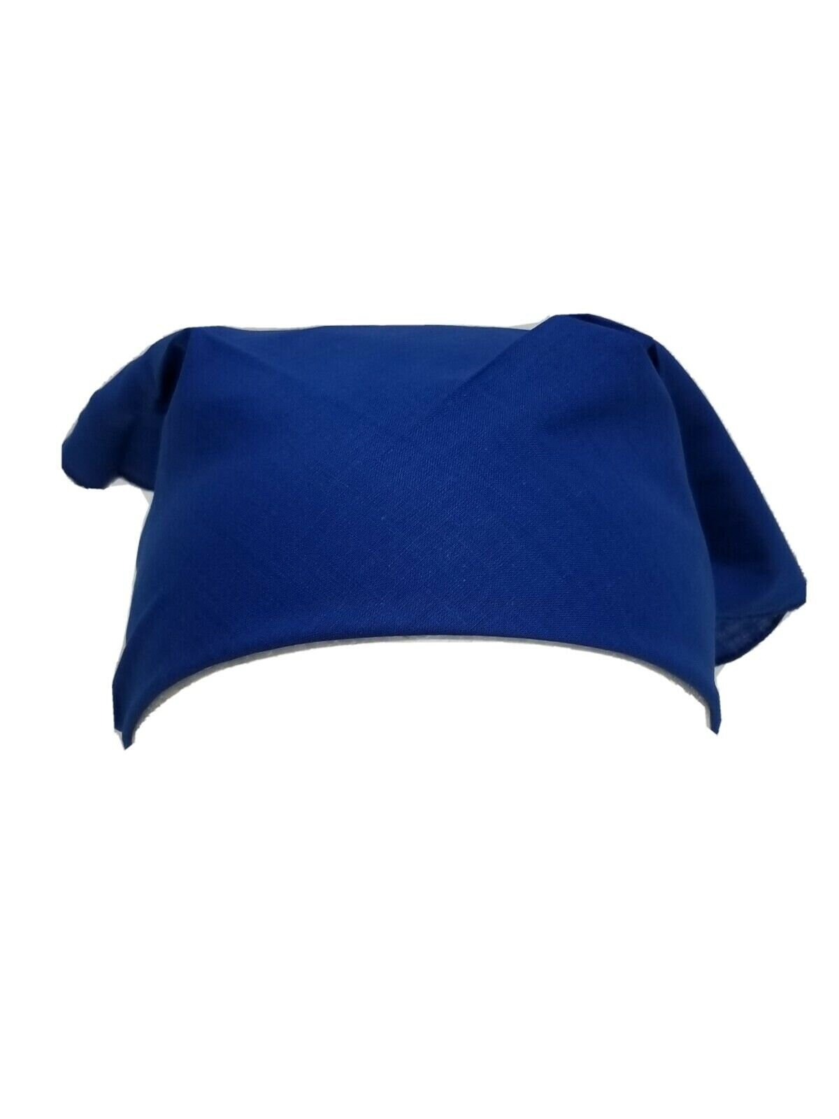 Sikh Blue Plain Rumal Bandana Head Wrap Cotton Punjabi Scarf Singh Kaur Khalsa zb3