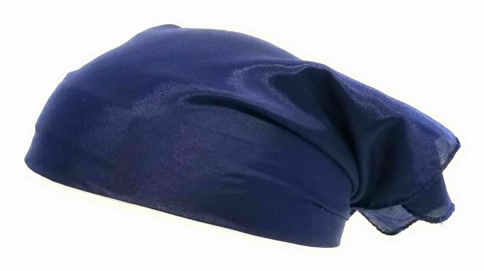 Sikh Hindu Kaur Singh Navy Blue Cotton Rumal Head Wrap Wedding Marriage Bandana