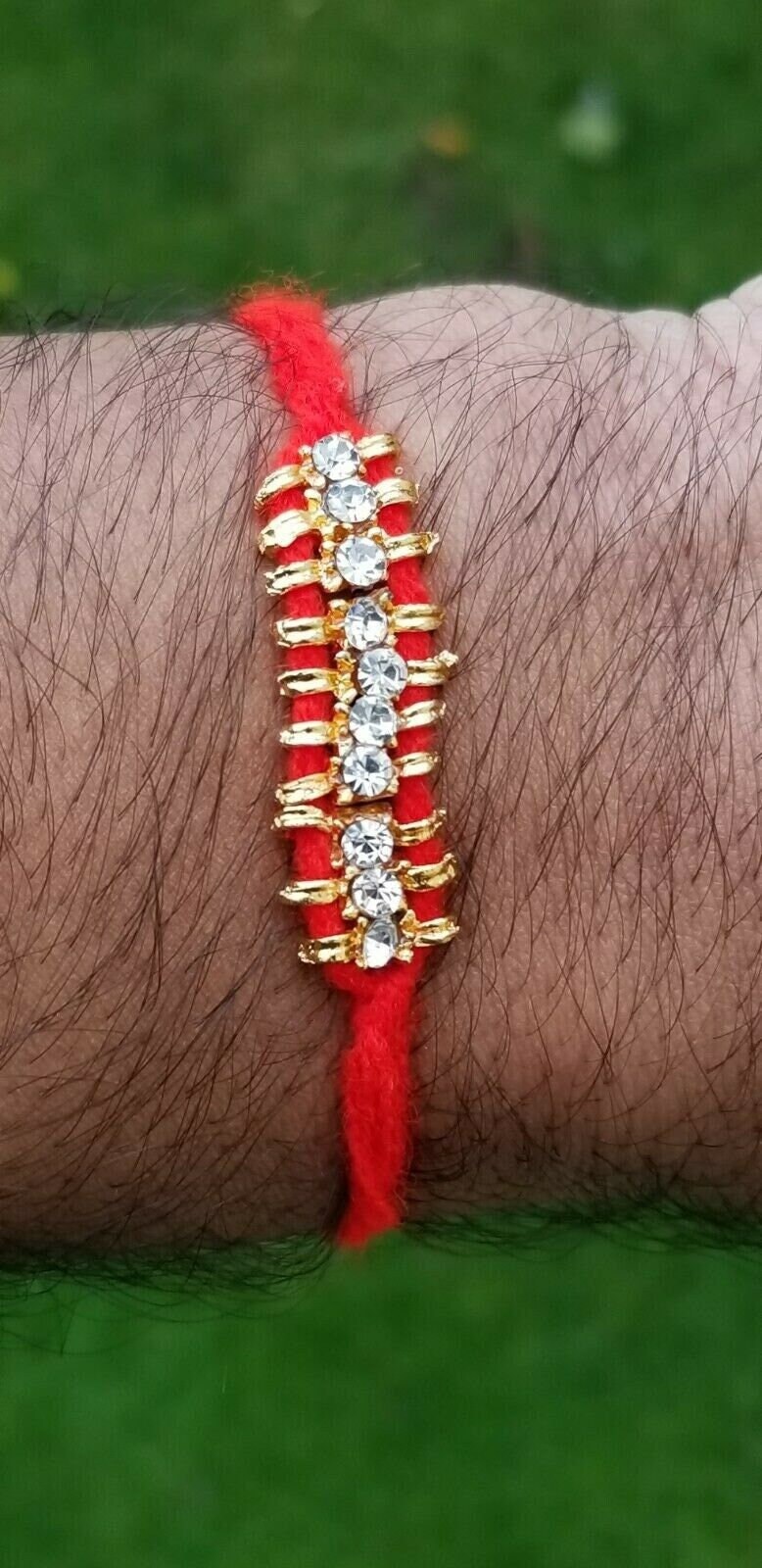 Lucky hindu red thread stunning evil eye protection bracelet talisman amulet mmm