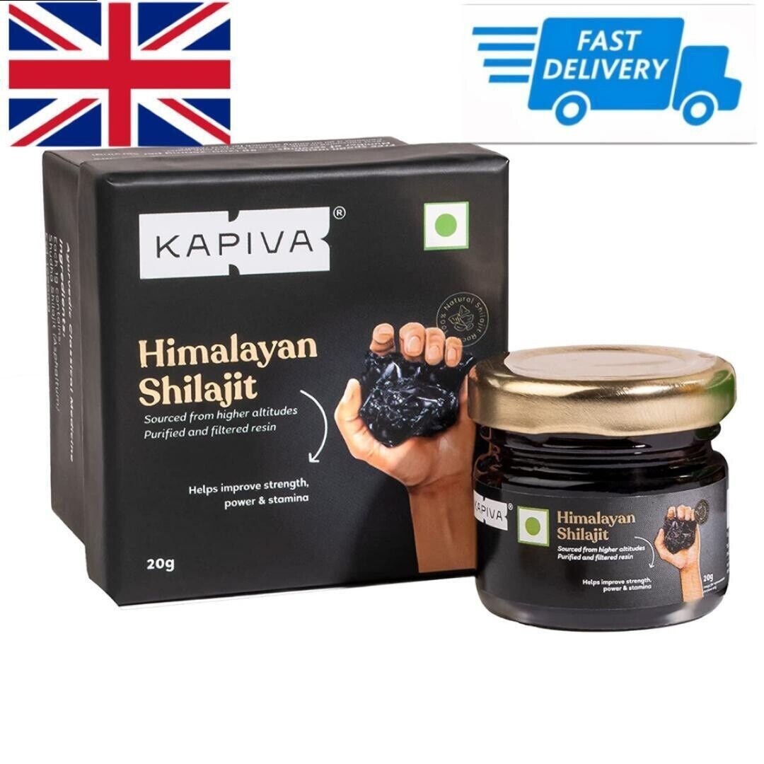 Himalyan Shilajit Resin 100% Pure 20 Grams Lab Tested Safest Highest Gold Grade
