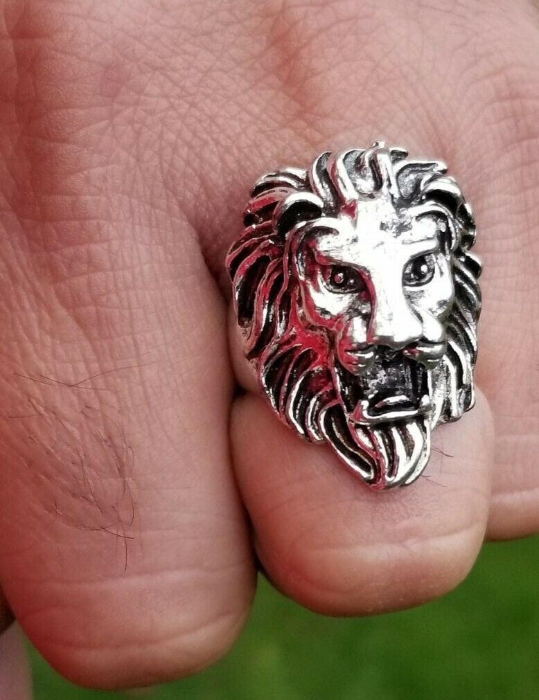 Jawan Movie Ring Sharukh Khan Lion steel Mundi evil eye protection Nazar Shield