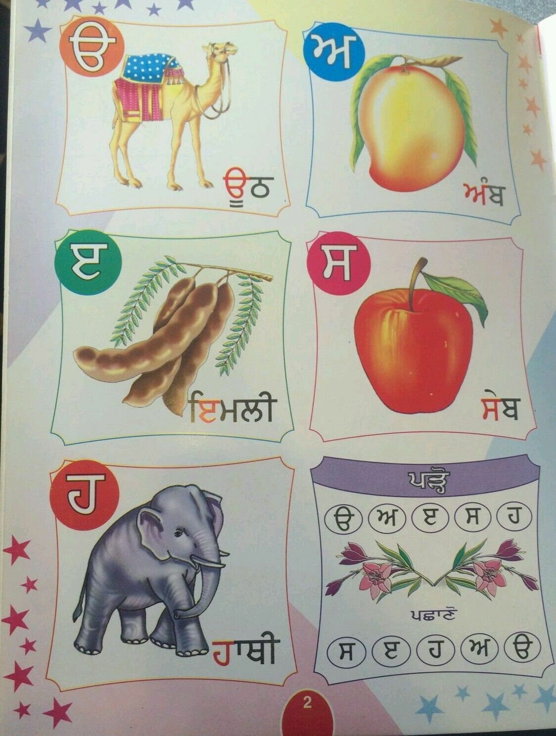 Learn punjabi gurmukhi writing shabad bodh learning punjabi words alphabets book - Picture 2 of 2