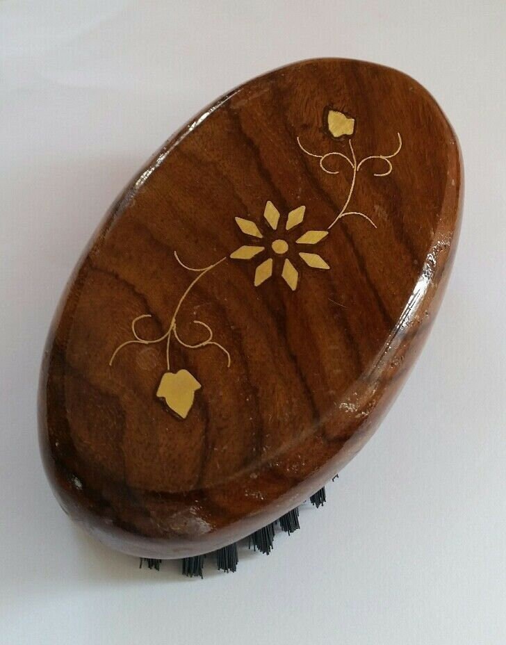 Sikh religious hair brush beard moustache antique look artistic brush sapphire
