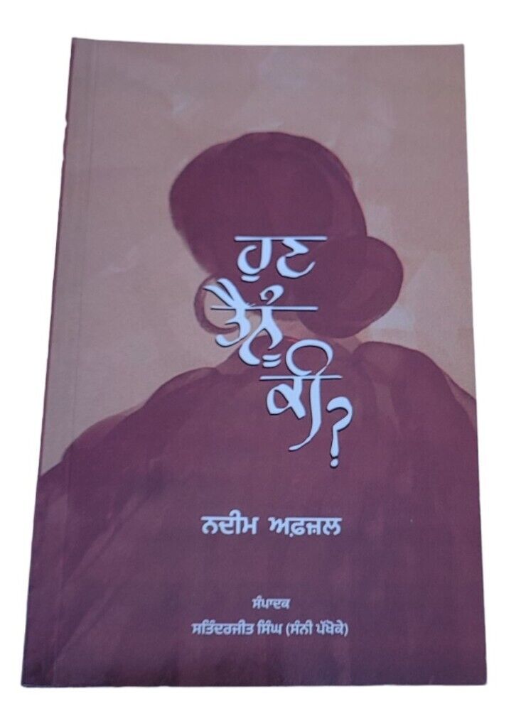 Hunn Tenu Ki? Famous Poetry book by Nadeem Afzal Pakistan Punjabi Poems Gurmukhi