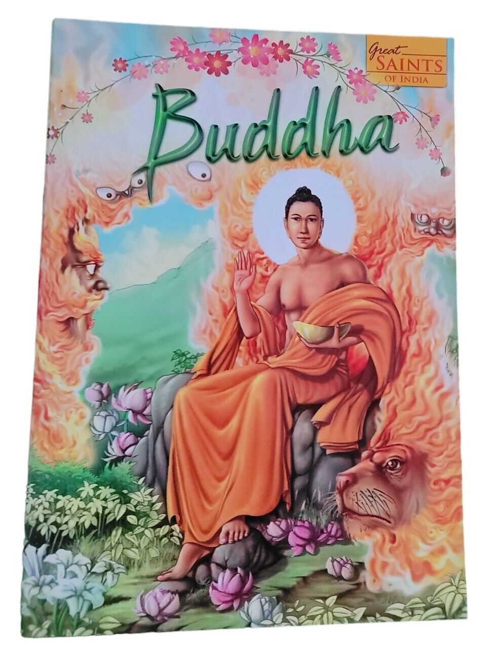 Buddha Great Saints of India Kids Story Book English Hindu Sikh Buddhism New MC