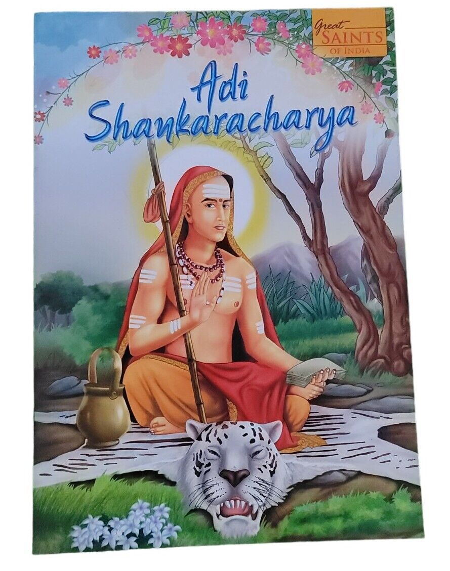 Adi Shankaracharya Kids Story Book English Hindu Great Saints of India Hinduism