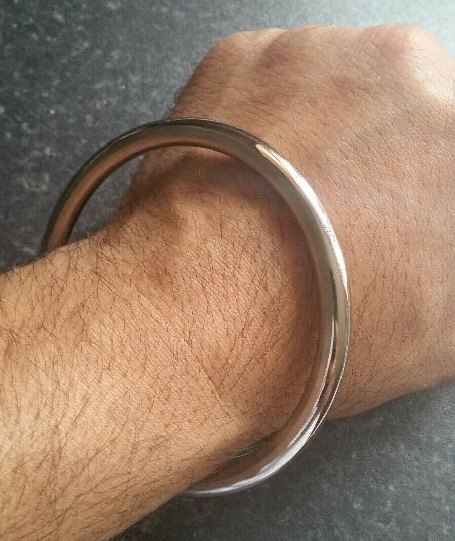 Sikh Kara Smooth Round Punjabi Kada Kakar Bangle Stainless Steel Singh Khalsa M6
