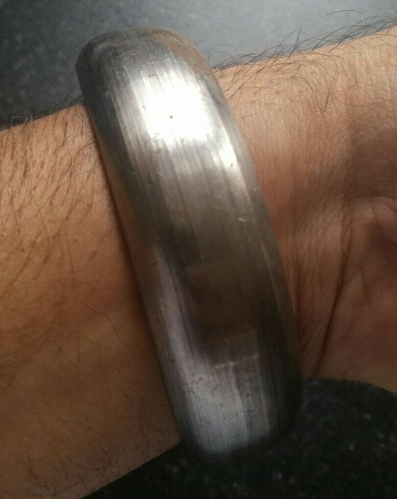 Sarbloh Kara Pure Iron Kada Smooth Bracelet Sikh Khalsa Taksali Loha Bangle D4R Karha