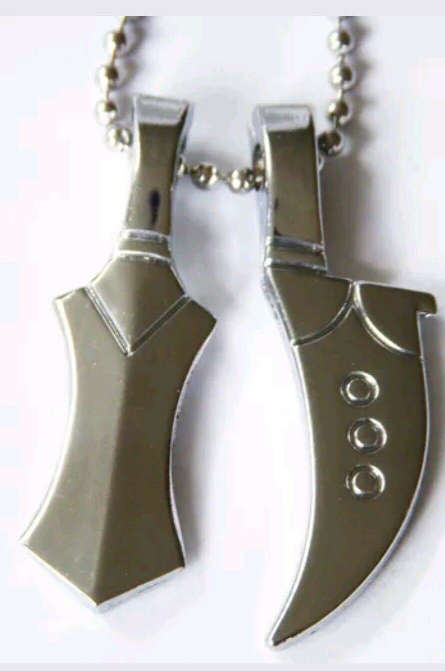 Khanda Kirpan Pendant Necklace Sikh Stainless Steel Chain Khalsa Gift