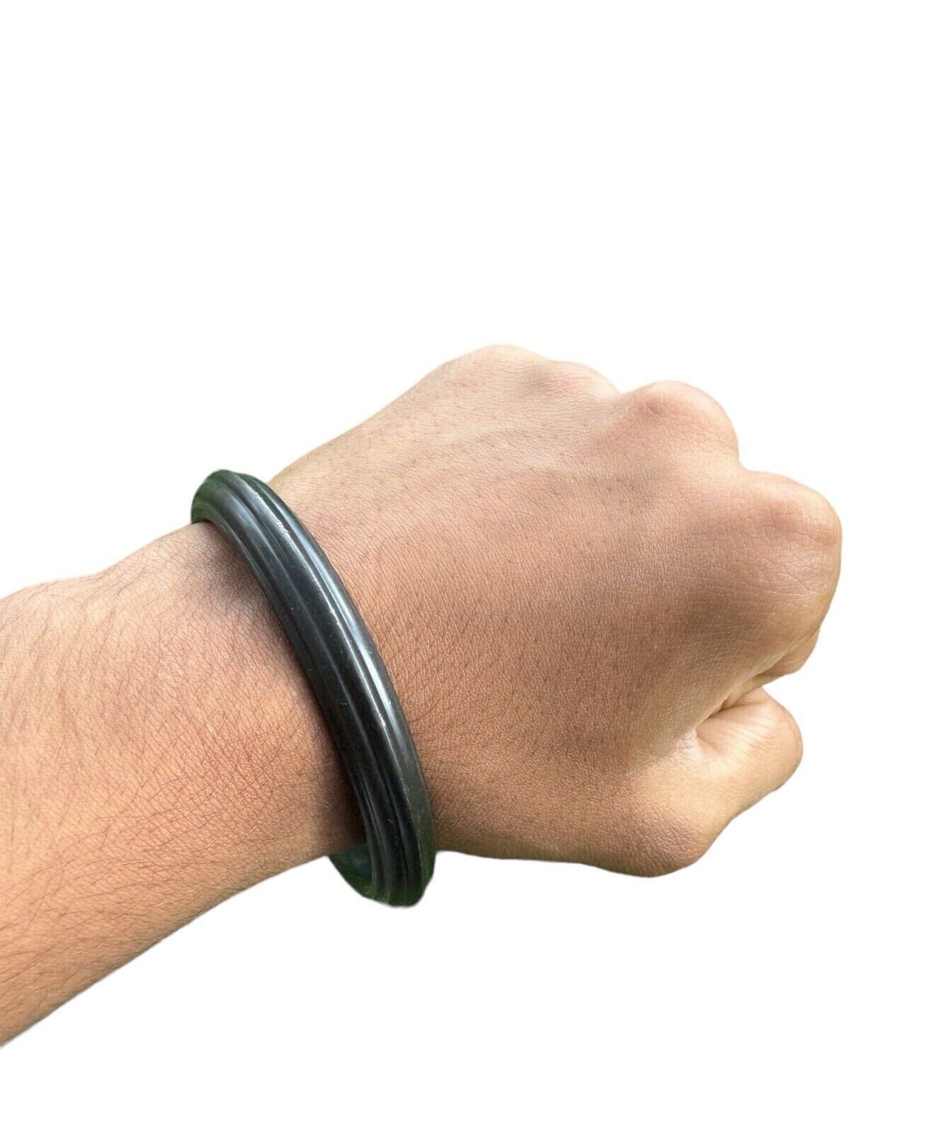 Sarbloh Black Kara Bangle Pure Iron Sikh Dori Kada Heavy Singh Kaur Khalsa OF4