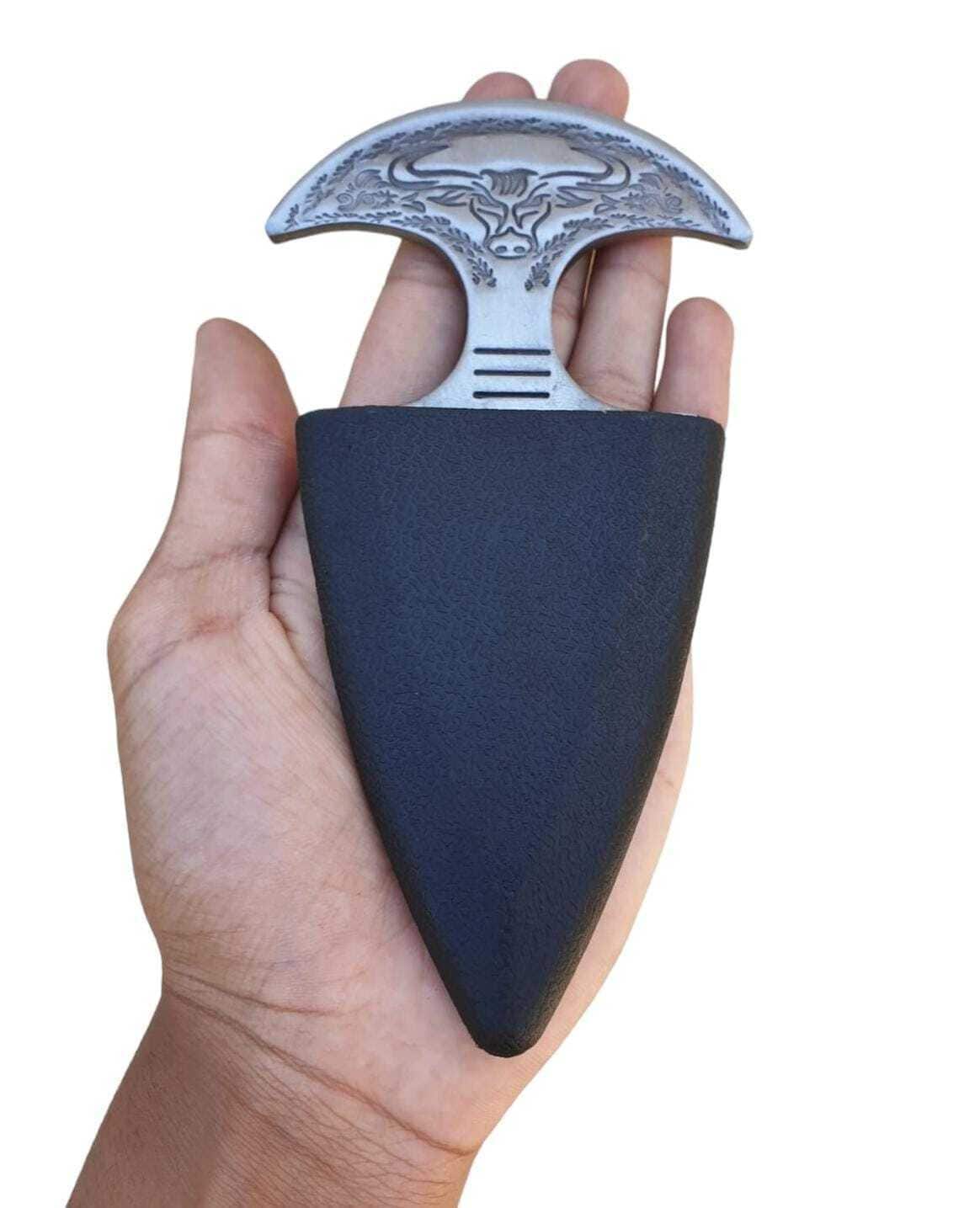 Khalsa Sarbloh Punch Pure iron Punjabi Sikh singh kaur Taksali Maaroo Shastar W21