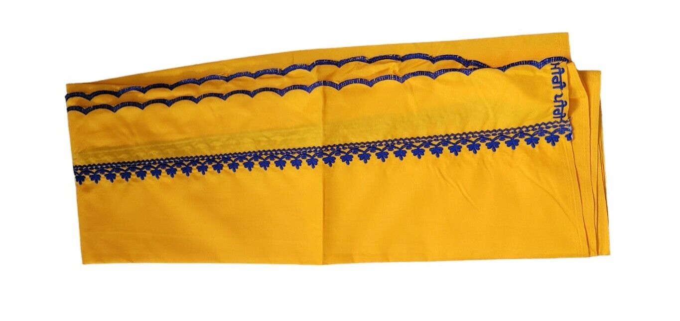 Lizi Hajooria Embroidery Sikh Kaur Dupatta Chunni Singh Parna Khalsa Siropa F3