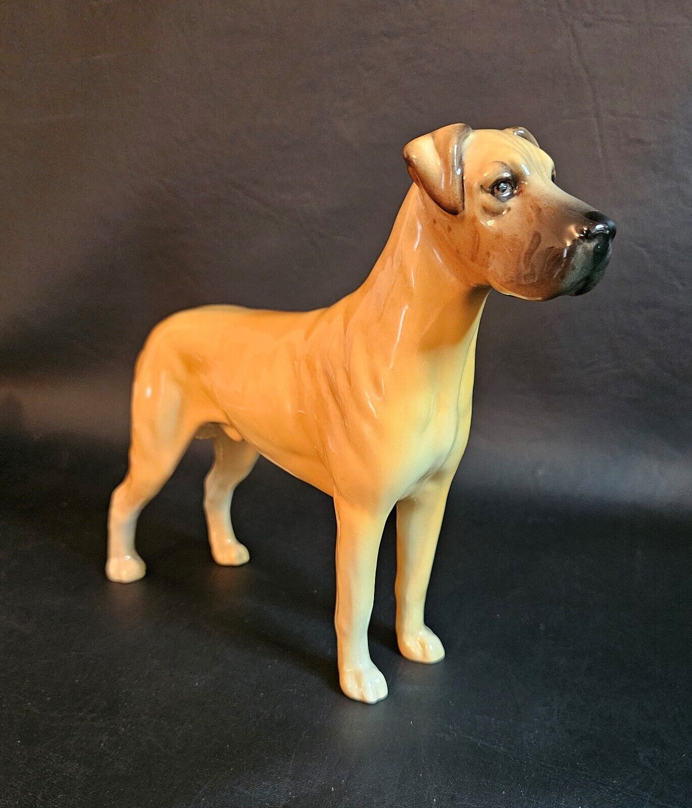 Vintage Great Dane Beswick England Dog CH Ruler Ouborough Ceramic Figurine