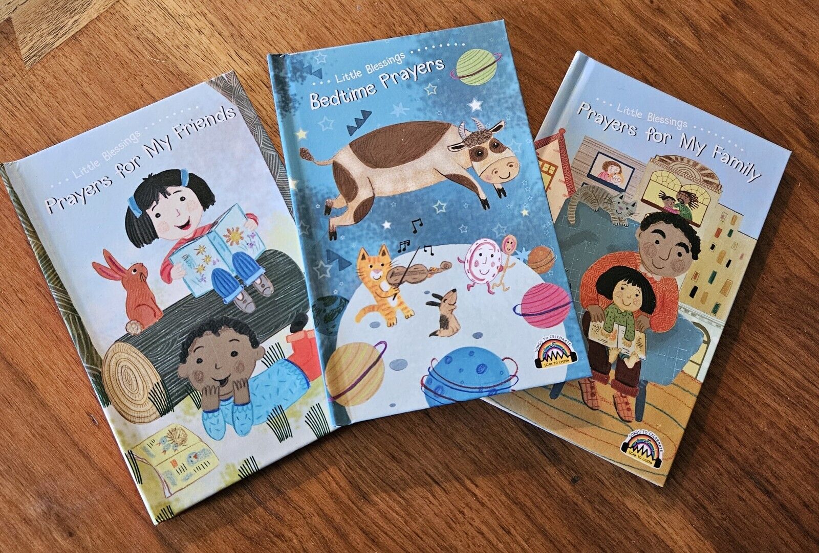 Prayers For Kids Board Books Set Of 3 Children's Christian Jesus Bible Family