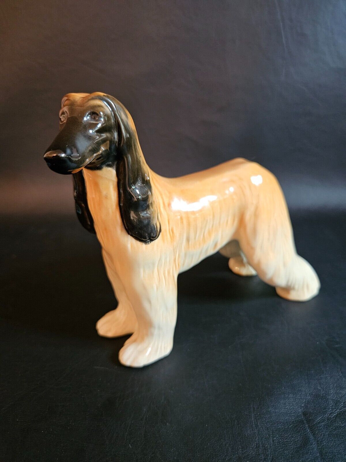 Vintage Afghan Hound Beswick England Dog Hajubah of Devien Ceramic Figurine