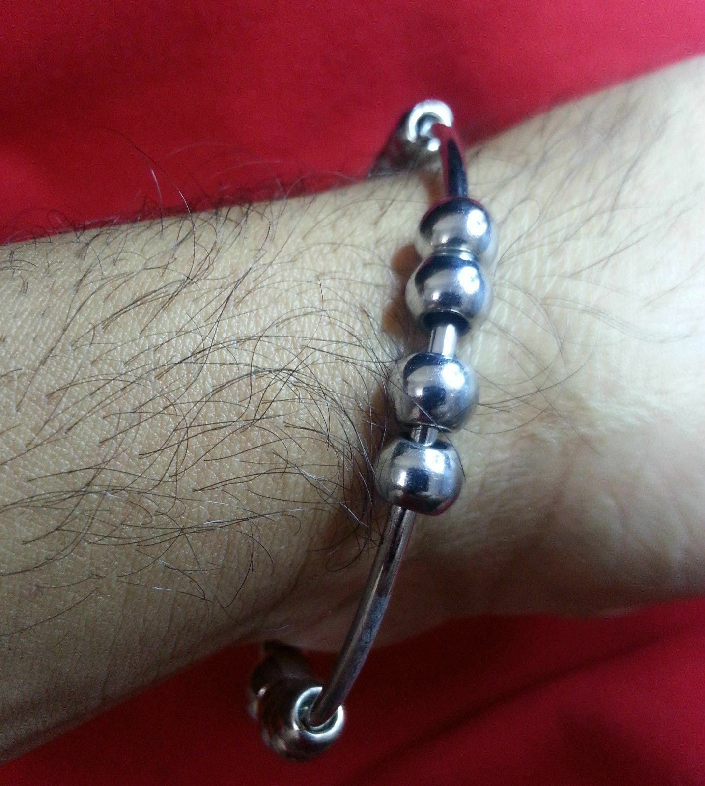 Meditation Praying Steel Beads Buddhism Hindu Muslim Sikh Singh Simarana Kara J8