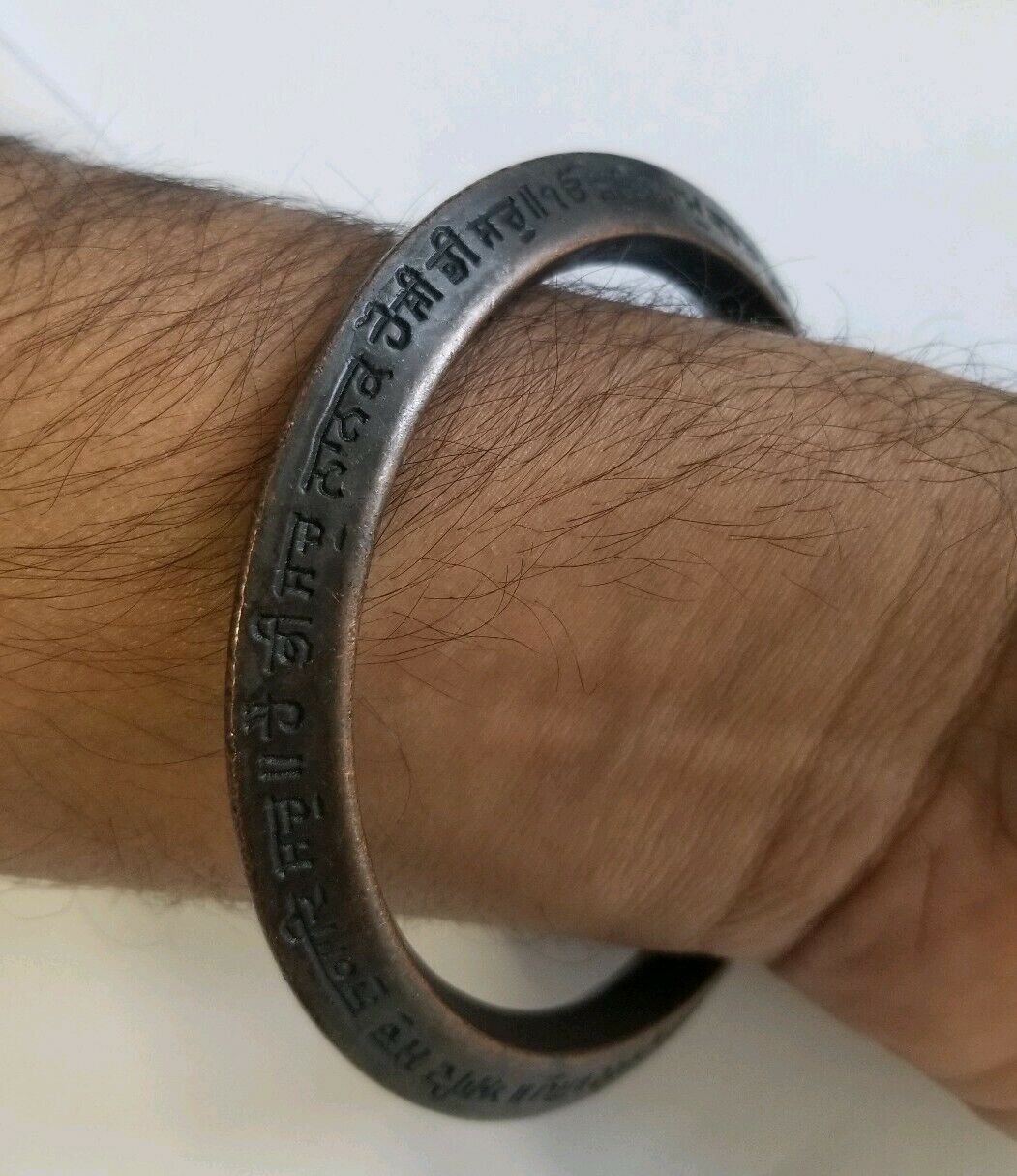 Nanak Mool Mantar Gobind Singh Chaupai Sahib Engraved Sikh Kaur Khalsa Kara N1