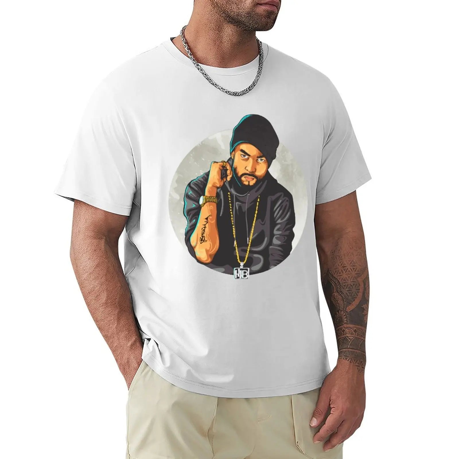 Bohemia The Punjabi RAP STAR T-shirt oversizeds plain mens workout shirts