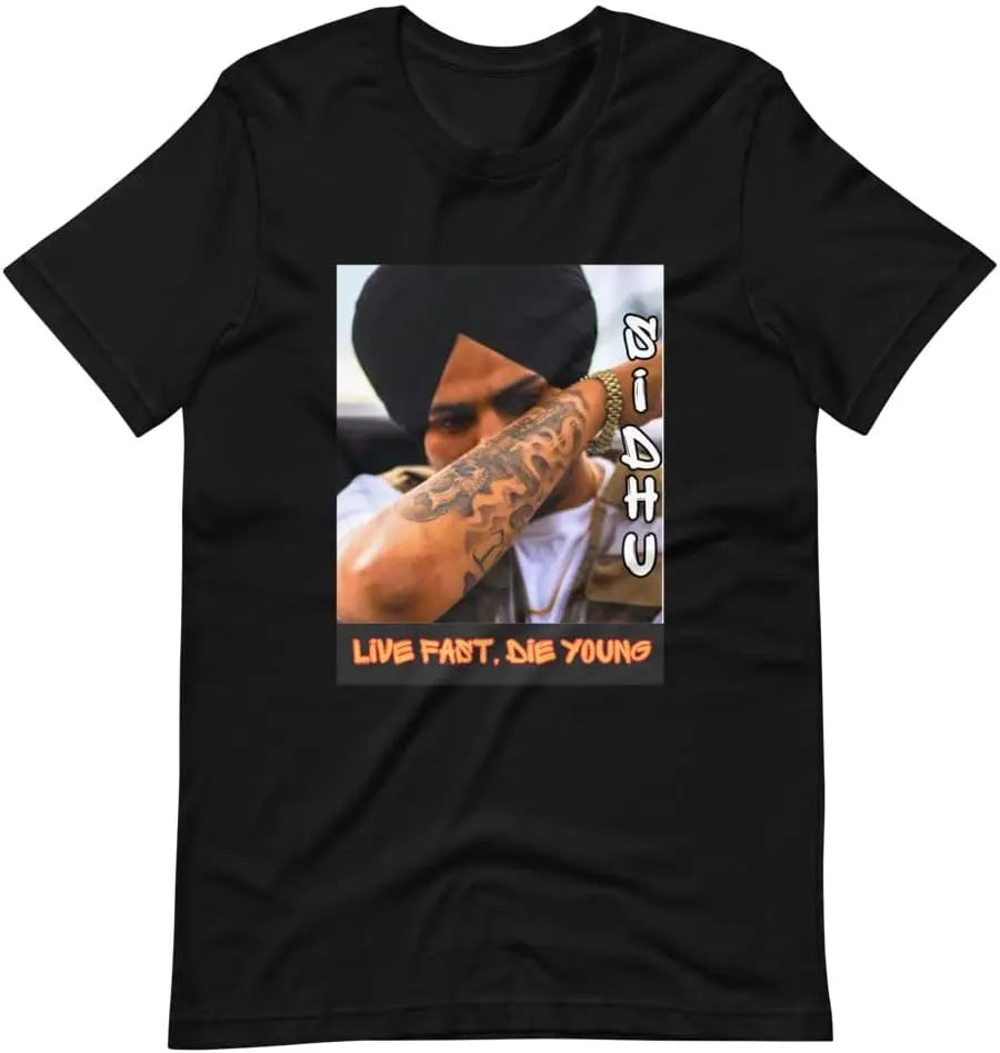 Sidhu Moose Wala Shirt Punjabi Artist Face Unisex T-Shirt Punjab Legend Shirt