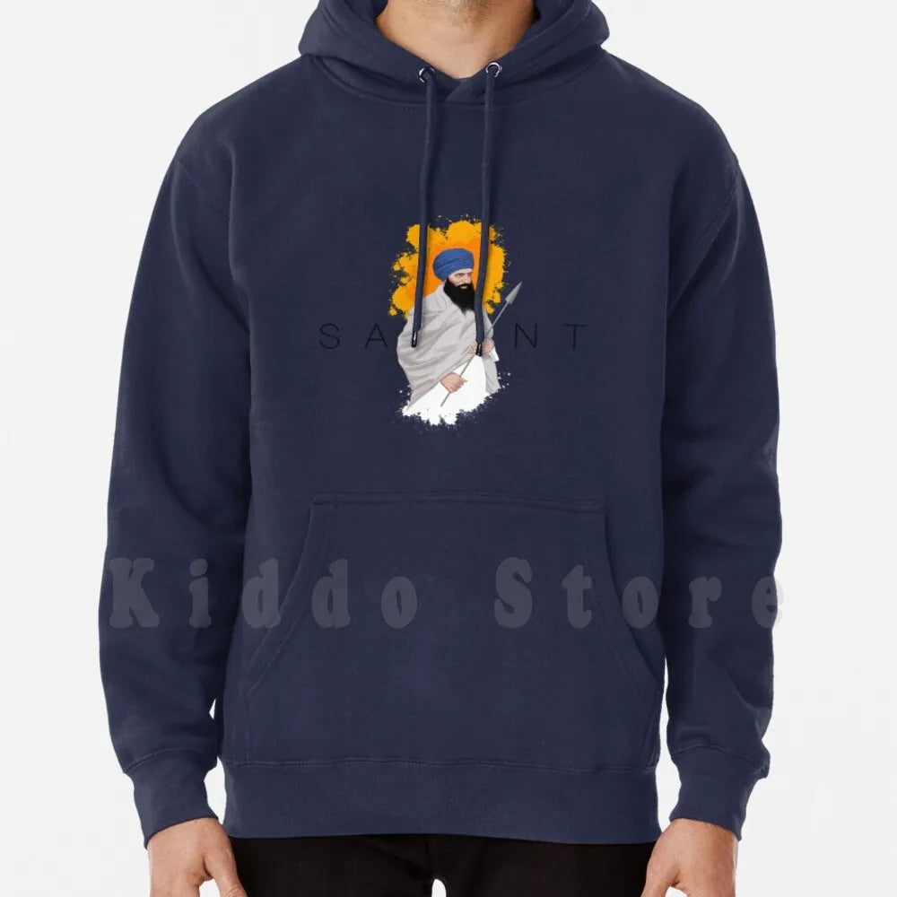 Sant Jarnail Singh Bhindrawale hoodies long sleeve Punjabi Punjab Sikhism Sikh India 1984 Canada Usa Rebel Saint