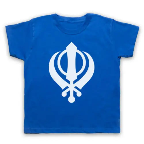 KHANDA SIKHISM SYMBOL SIKH RELIGION SWORD EMBLEM WOMANS  T-SHIRT