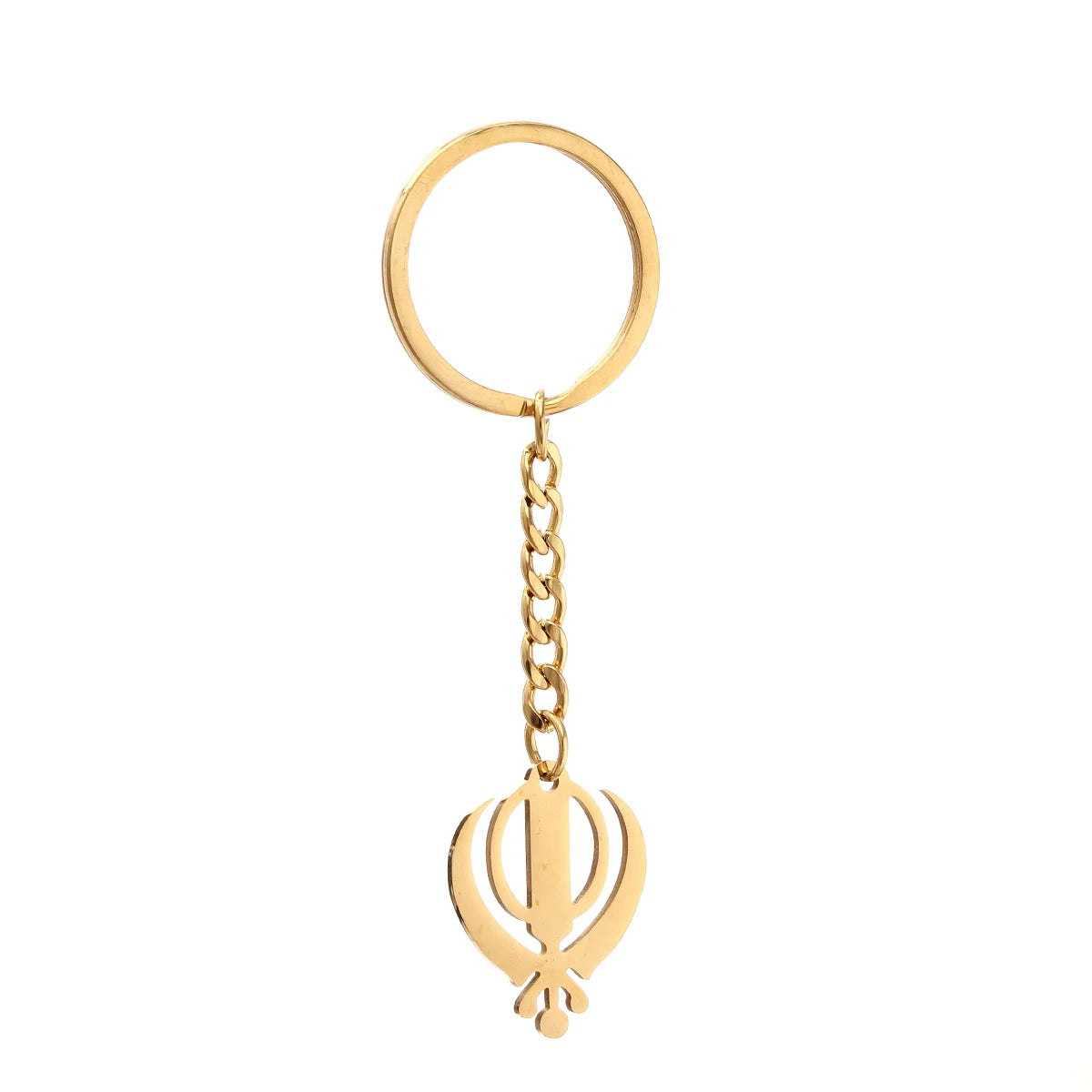 Stainless Steel Sikhism Necklace Pendant Sikh Khanda Jewelry Keychain India Pakistan Malaysia Punjab Religious