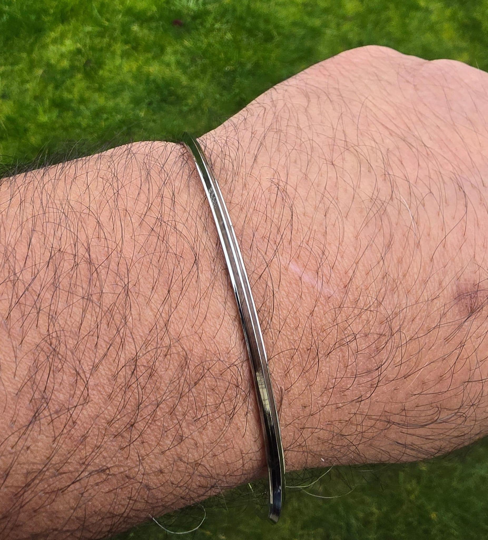 Stainless Steel Sikh Kara Thin Khalsa Bangle Silver Color Kada Kids Adult Unisex T3A Bracelet