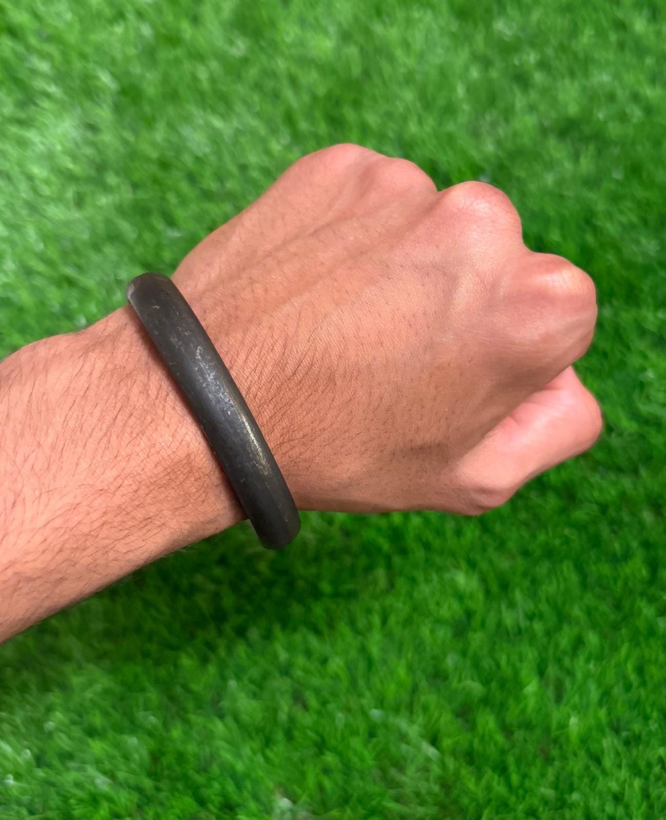 Sikh Sarbloh Kara Pure Iron Heavy Black Bangle Metal Singh Kaur Bracelet Khalsa O12G
