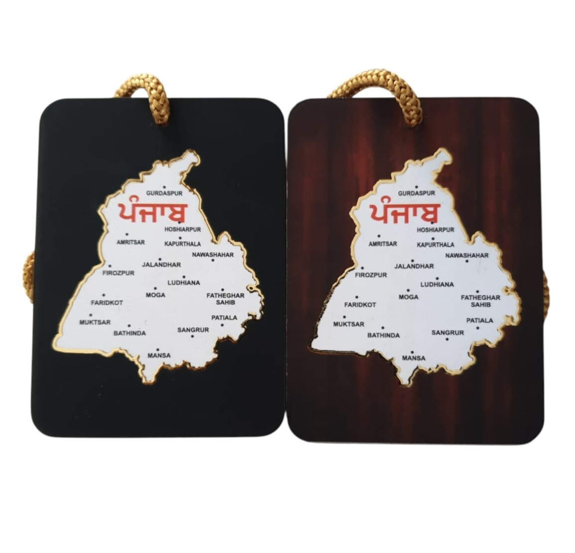 Panjab Car Hanger Punjab Map Pind Locations Sikh Singh Car Mirror Pendant ZZ17