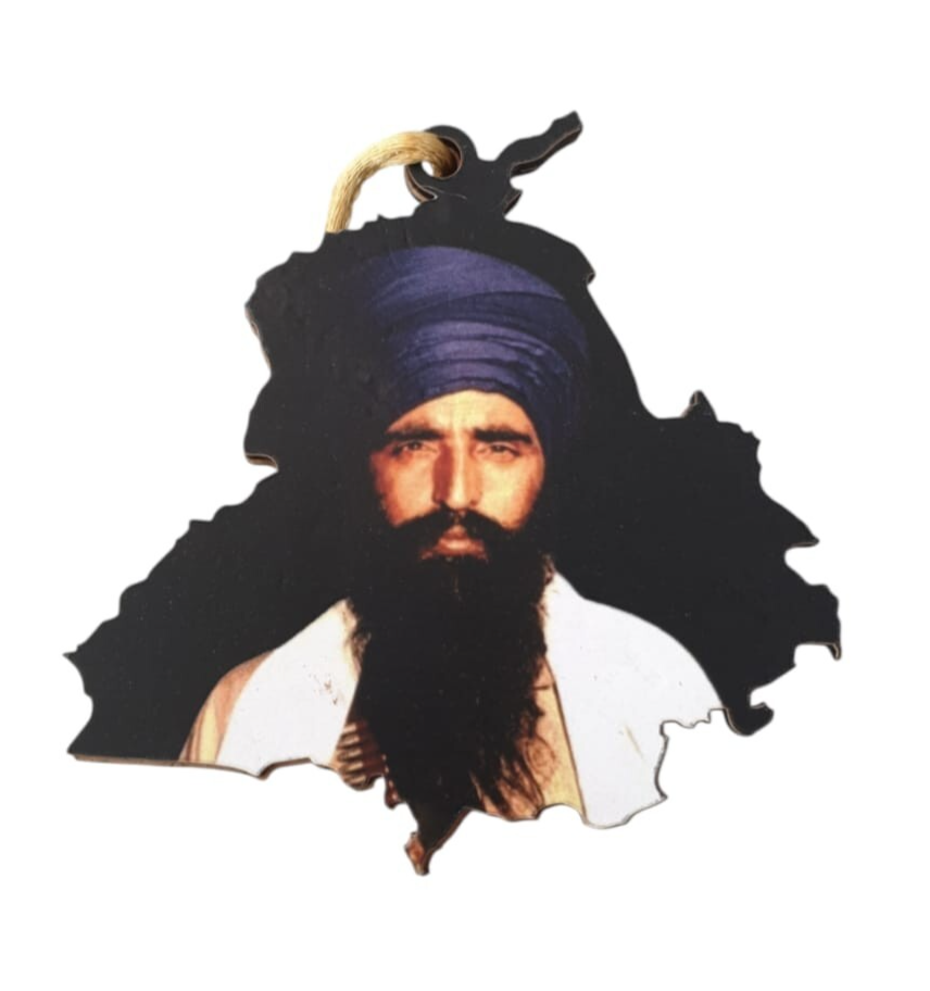 Sikh Car Hanger Rearview Mirror Pendant Sant Bhindranwale 1984 Punjab ZZ26 NEW