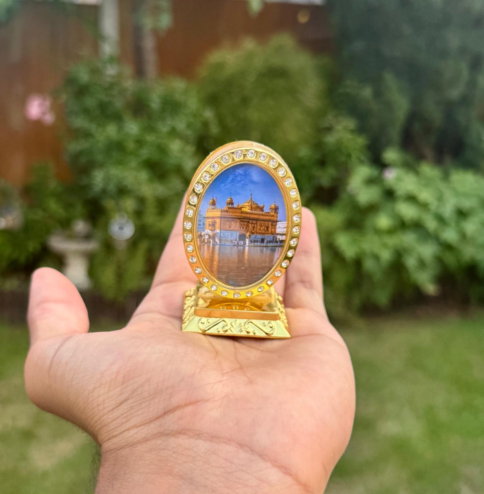 Guru Nanak Golden Temple Car Stand Sikh Dashboard Decor Harmandir Sahib Home RRR