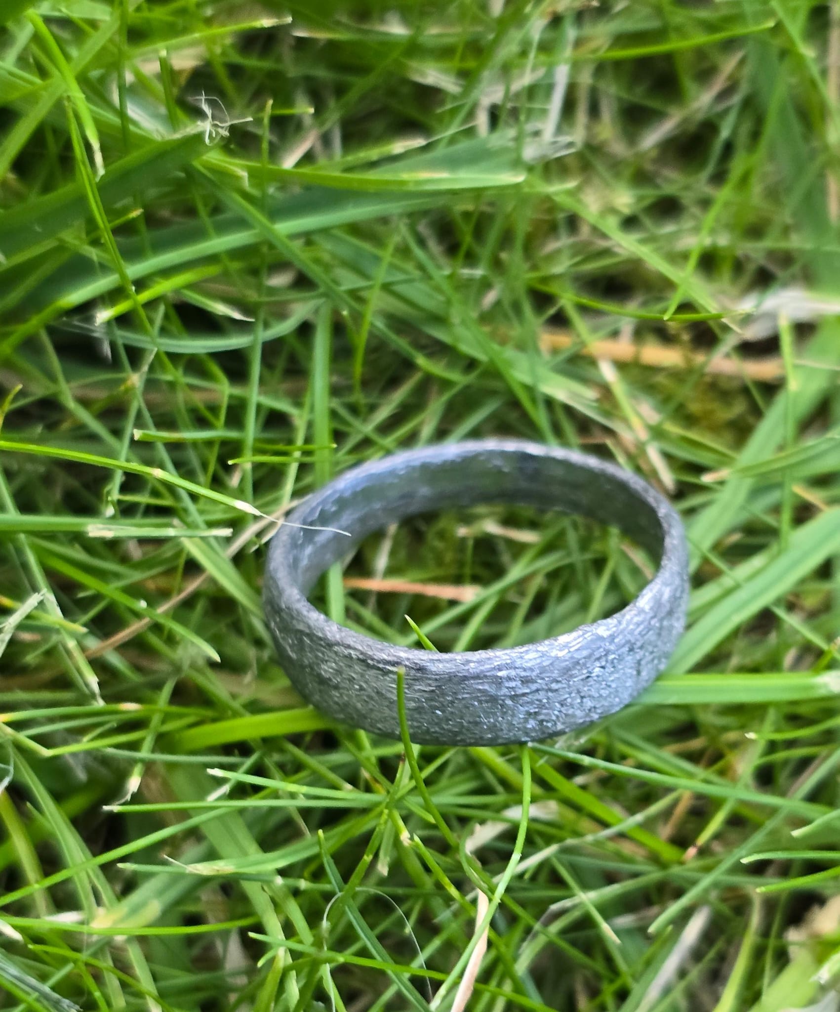 Ranga Limestone Ring (Range ka Challa) – Handmade Astrology Ring A22R Mangal New