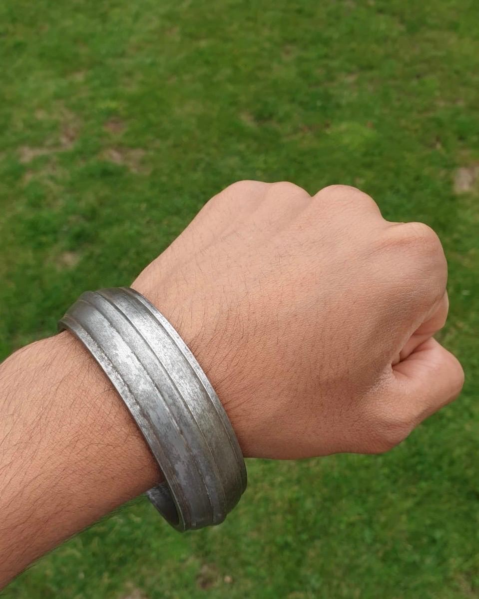 Sikh Kara Heavy Wide Sarbloh Pure Iron Weighted Steel Singh Kaur Karha Kada H43K