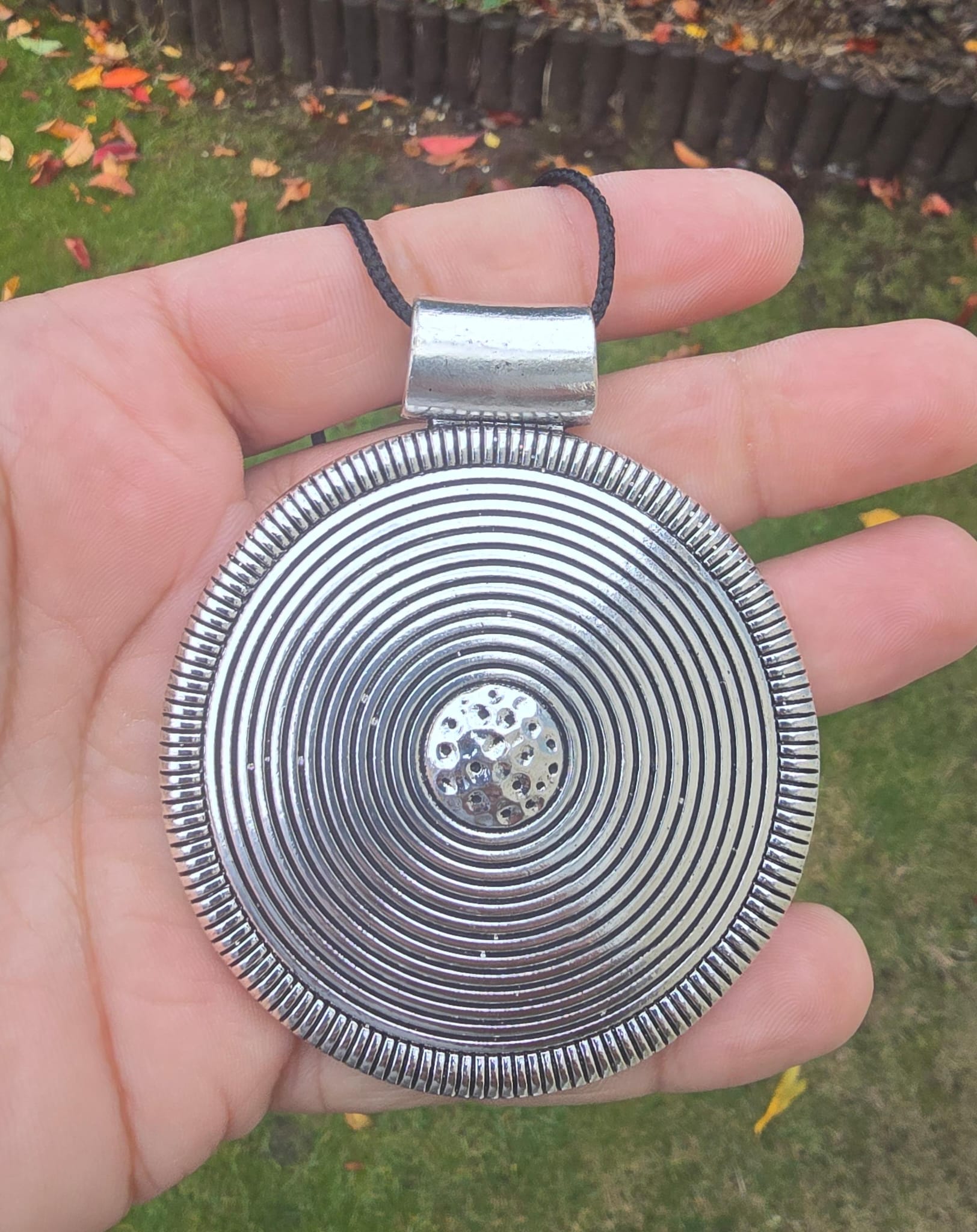 Tibetan Tribal Spiral Taviz Taveez Evil Eye Protection pendant Nazar Shield U61K Taweet Locket Bohemian Positive energy boho design Amulet
