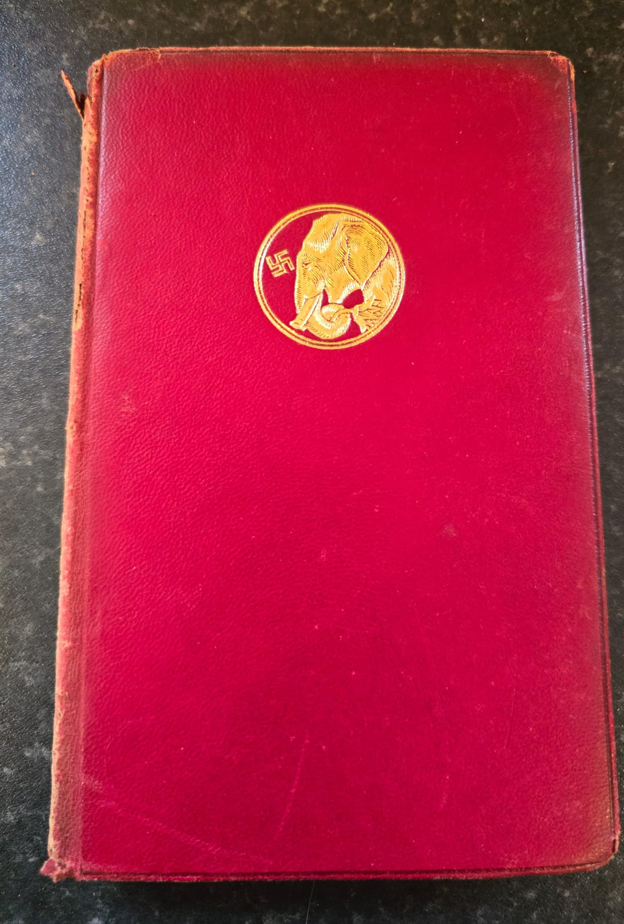 Antique 1920 Rudyard Kipling Life’s Handicap Vintage Red Leather Book SA7