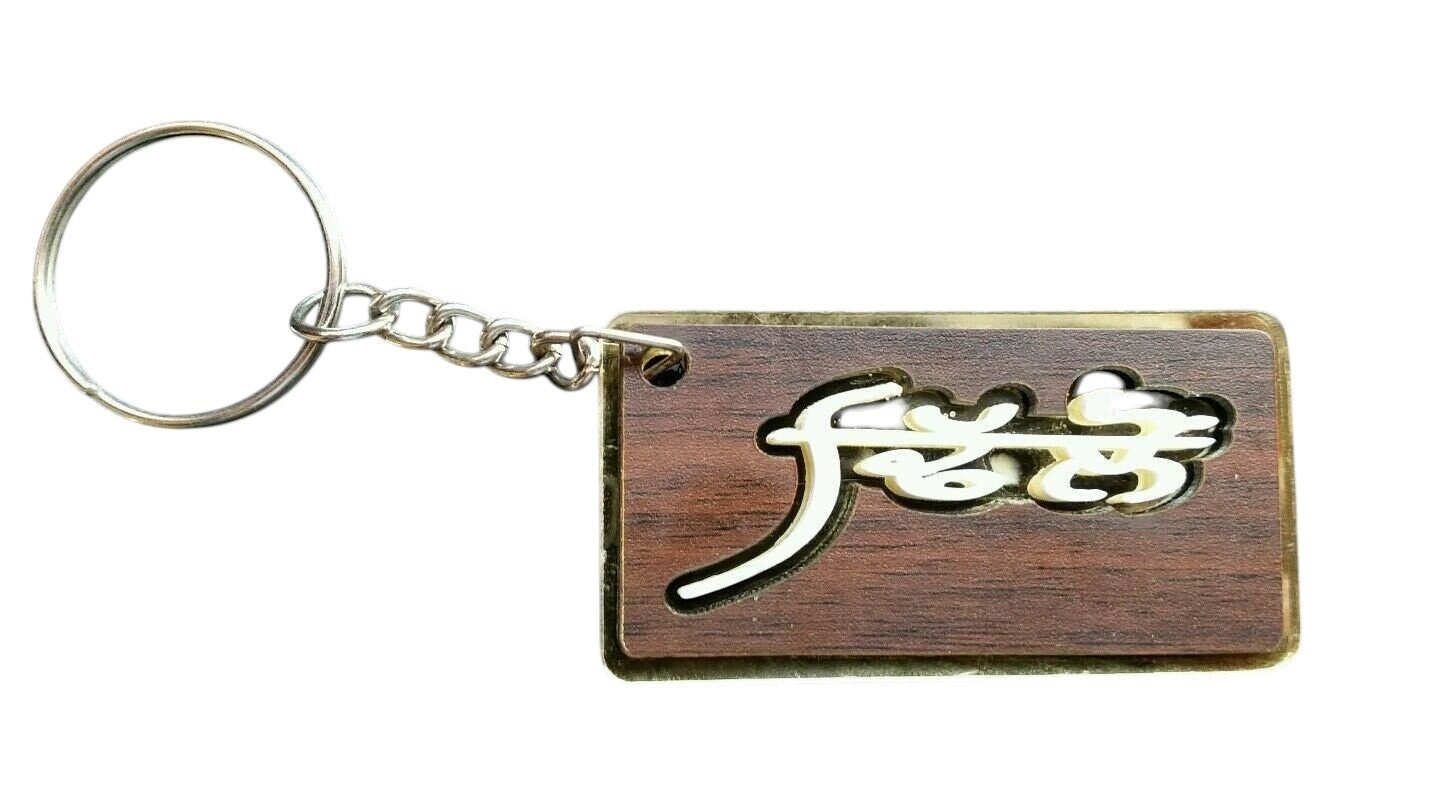 Punjabi Dhillon Surname Keyring Gurmukhi Family Name Key Chain Sikh Panjabi Gift UK