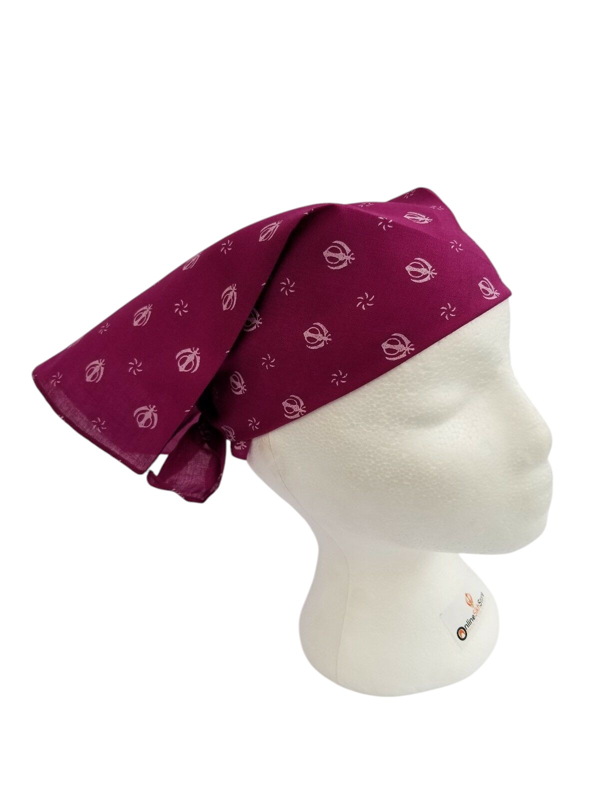 Purple Khanda Rumal Sikh Head Wrap Bandana Punjabi Cotton Cloth Handkerchief UK